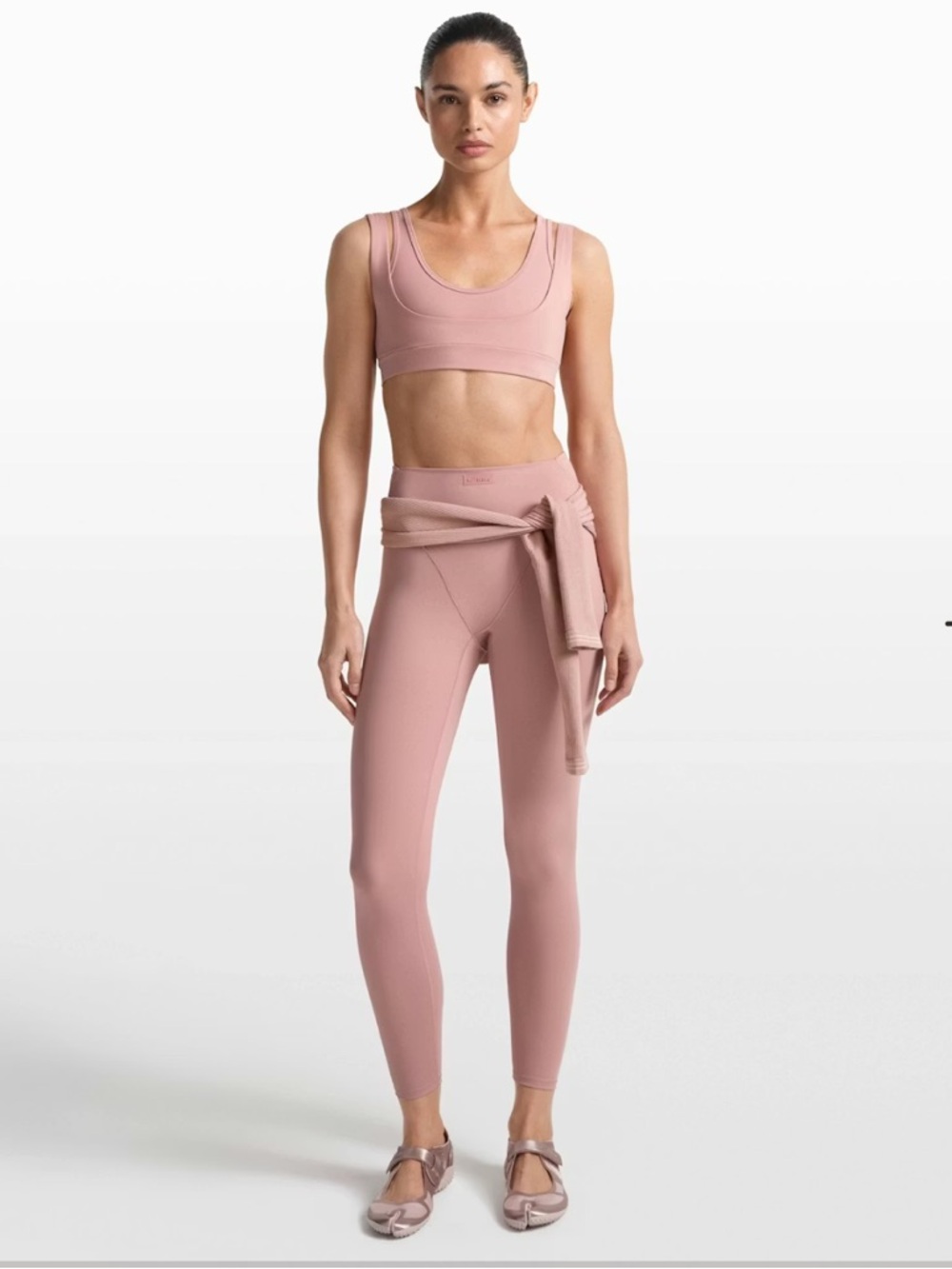 SKIMS Dusty Rose High-Waist Sculpting Leggings